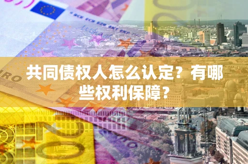 北京共同债权人怎么认定？有哪些权利保障？