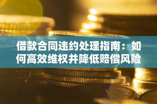 北京借款合同违约处理指南：如何高效维权并降低赔偿风险？
