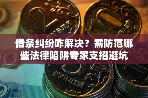北京借条纠纷咋解决？需防范哪些法律陷阱专家支招避坑