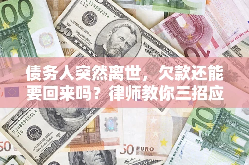 北京债务人突然离世，欠款还能要回来吗？律师教你三招应对