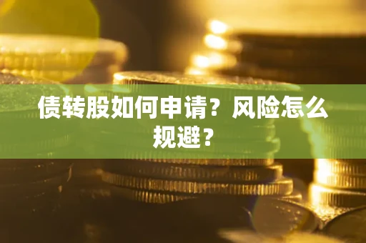 北京债转股如何申请？风险怎么规避？